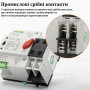 АВР универсальный, для гибридных инверторов и генераторов I-II 2P 100A 230V автоматический переключатель ввода резерва [EK2R-2P100-C] ETEK