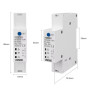 WiFi умный-выключатель с полной защитой, счетчиками, таймером 1P+N 63A 230V Smart Life, Tuya [DDS238-1-W1] Tomzn