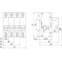 Автоматический выключатель 3P 4A 4,5kA "D" [Б00038380] YCB6Н-63 CNC