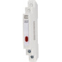 Модульная сигнальная арматура 230V AC/DC 9мм LED красная [A0140030001] SLD-1H АСКО