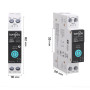 ZigBee умный-выключатель с счетчиками, таймером 1P+N 63A 230V Smart Life, Tuya [TO-Q-SY1-JZT-63A] Tongou