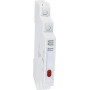Модульная сигнальная арматура 230V AC/DC 9мм LED красная [A0140030001] SLD-1H АСКО