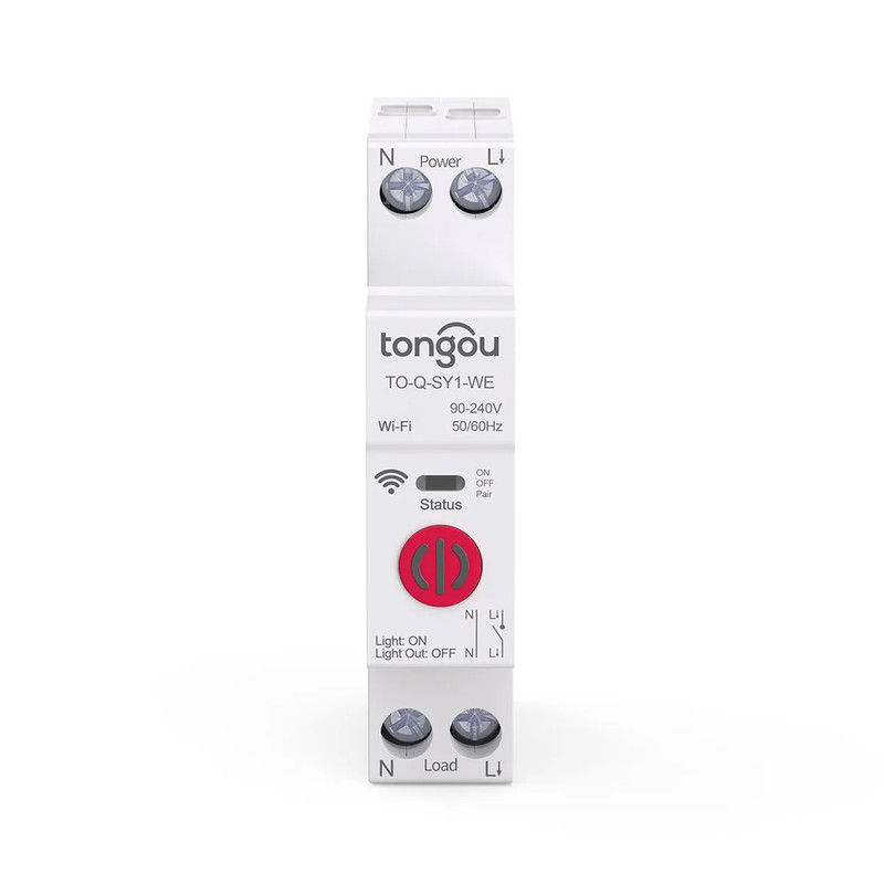 WiFi умный-выключатель, только таймер 1P+N 50A 230V eWeLink [TO-Q-SY1-WE-50A] Tongou