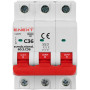 Автоматичний вимикач 3р 36А 6кА "C" [s002164] E.NEXT e.mcb.stand.60.3.C36