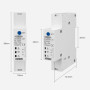 ZigBee умный-выключатель с полной защитой, счетчиками, таймером 1P+N 63A 230V Smart Life, Tuya [DDS238-1-Z1] Tomzn