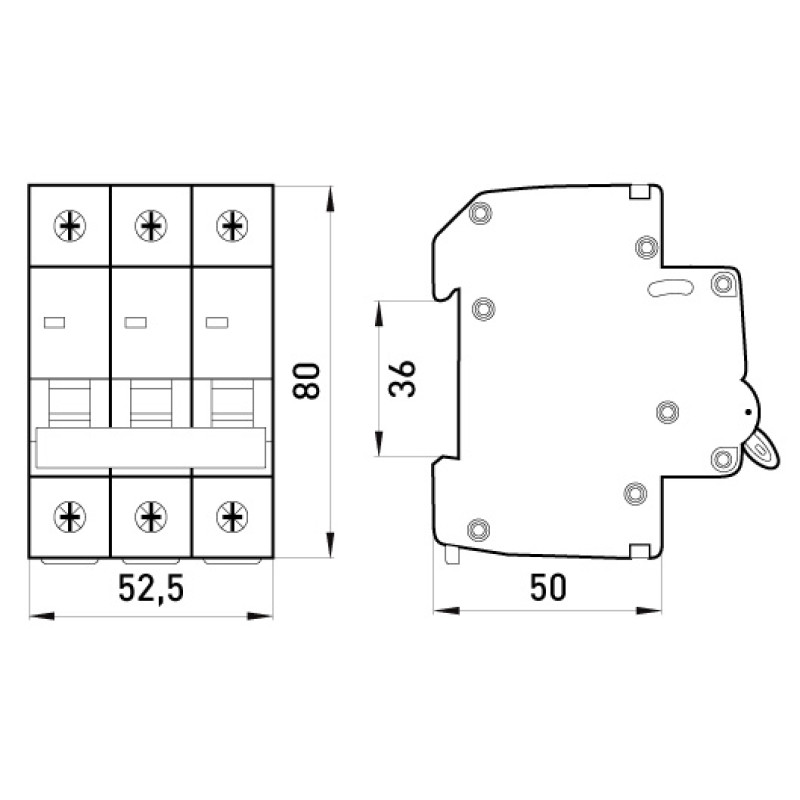 Вимикач навантаження 3р 125А [p008010] e.is.3.125 E.NEXT