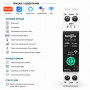 WiFi розумний-вимикач з повним захистом, лічильниками, таймером 1P+N 1-63A 230V Smart Life, Tuya [TO-Q-SY2-JWT] Tongou