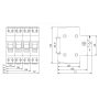 Переключатель нагрузки 1-0-2 3P 40A [Б00042081] YCBZ-40 CNC