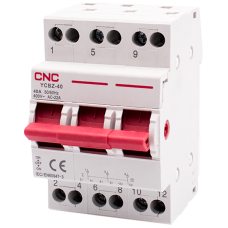 Переключатель нагрузки 1-0-2 3P 40A [Б00042081] YCBZ-40 CNC