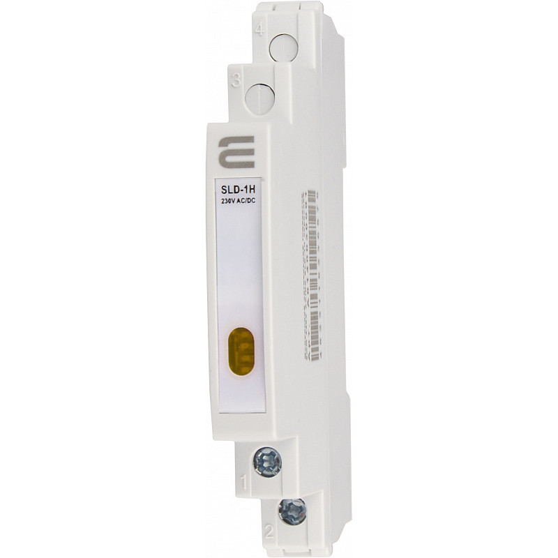 Модульная сигнальная арматура 230V AC/DC 9мм LED желтая [A0140030003] SLD-1H АСКО