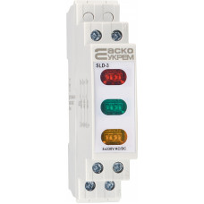Модульная сигнальная арматура 230V AC/DC LED трех цветный [A0140030036] SLD-3 АСКО