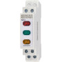Модульна сигнальна арматура 230V AC/DC три кольори [A0140030036] SLD-3 АСКО