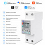 WiFi умное-реле с полной защитой, счетчиками, таймером 1P+N 63A 230V Smart Life, Tuya [TOML-VA] Tomzn