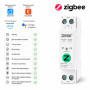 ZigBee розумний-вимикач з повним захистом, лічильниками, таймером 1P+N 1-63A 230V Smart Life, Tuya [DGB-63ZT] DiyGo