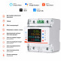 WiFi умное-реле с полной защитой, счетчиками, таймером, PV-систем 1P+N 100A 230V Smart Life, Tuya [RMDZT-GFC] RMshebei