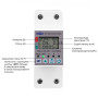 WiFi умное-реле с полной защитой, счетчиками, таймером 1P+N 63A 230V Smart Life, Tuya [TOML-VA] Tomzn