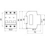 Автоматичний вимикач 3р 13А 4,5кА "C" [s002059] E.NEXT e.mcb.stand.45.3.C13