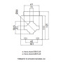 Трансформатор струму вимірювальний 500/5A CL0.5 [s065109] E.NEXT e.trans.stand.500.5.60