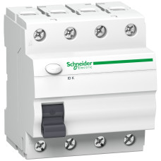Устройство защитного отключения (УЗО) 4P 40A 30мА тип A [A9Z01440] Acti9 ID K Schneider Electric