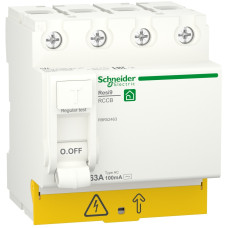 Устройство защитного отключения (УЗО) 4P 63A 100мА тип АС [R9R52463] RESI9 Schneider Electric