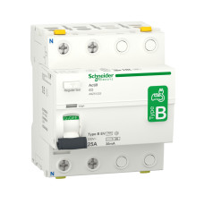 Устройство защитного отключения (УЗО) 2P 25А 30мА Тип B-EV [A9Z51225] Acti9 iID Schneider Electric