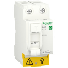 Устройство защитного отключения (УЗО) 2P 63A 300мА тип АС [R9R54263] RESI9 Schneider Electric
