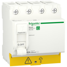 Устройство защитного отключения (УЗО) 4P 40A 300мА тип АС [R9R54440] RESI9 Schneider Electric