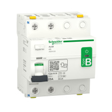 Устройство защитного отключения (УЗО) 2P 25А 30мА Тип B-SI [A9Z61225] Acti9 iID Schneider Electric