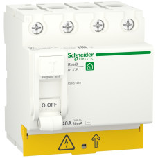 Устройство защитного отключения (УЗО) 4P 40A 30мА тип АС [R9R51440] RESI9 Schneider Electric