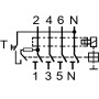Устройство защитного отключения (УЗО) 3P+N 25А 100мА тип AC [2061621] EFI-P4 ETI