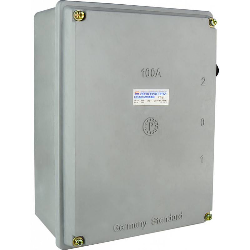 Роз'єднувач "I-0-II" 4P 100A 660V [A0100010012] QS5-100P/4 АСКО