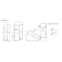 Роз'єднувач 1P 100A 230V клеми M8-M8 [1701400] HVL EK 0 ETI