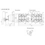 Переключатель нагрузки "I-0-II" 3P 630A 500V выносная рукоятка [4667024] LA4/D COH ETI