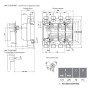 Роз'єднувач "I-0" 3P 800A 500V виносна рукоятка [4664001] LA4/D ETI