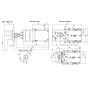 Переключатель нагрузки "I-0-II" 3P 160A 500V выносная рукоятка [4667001] LA1/D CO ETI