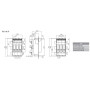 Разъединитель 3Р 160A 690V клеммы M8-M8 [1690910] KVL-B-00 ETI