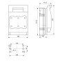 Запобіжник-вимикач-роз'єднувач 3P 250A 690V [i0760040] e.fuse.VR.250 ENEXT