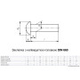 DIN660 заклепка 6х16 нержавеющая сталь полукруглая головка (100 шт.) [N5M70000N597601600] Metalvis