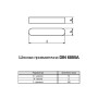 DIN6885A 12х8 L-100мм сталь шпонка призматична без покриття [950000000951208A00] Metalvis