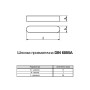 DIN6885A 8х7 L-36мм сталь шпонка призматическая без покрытия [950000000950807360] Metalvis