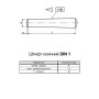 DIN1 8х40 сталь штифт конічний без покриття [9500C0000950840C00] Metalvis