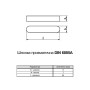 DIN6885A 8х7 L-50мм сталь шпонка призматична без покриття (5 шт.) [950000000950807500] Metalvis