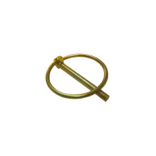 DIN11023 6х42 сталь шплинт быстросъемный с кольцом цинк желтый (10 шт.) [95ZR000095ZR60421K] Metalvis