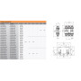 Держатель предохранителя 1p NH00 160A PT (M8-M8) [4121300] ETI