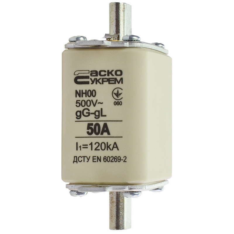 Предохранитель ножевой с плавкой вставкой NH00 50A gG [A0050010012] АСКО