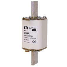Предохранитель ножевой с плавкой вставкой 200А gBat NH1 800 DC [4723327] Battery ETI