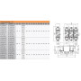 Держатель предохранителя 1p NH2 400A PT (M10-M10) [4121500] ETI
