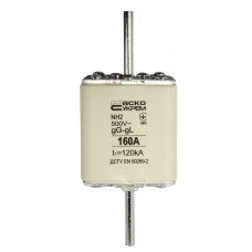 Предохранитель ножевой с плавкой вставкой NH2 160A gG [A0050010034] АСКО