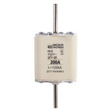 Предохранитель ножевой с плавкой вставкой NH2 200A gG [A0050010042] АСКО