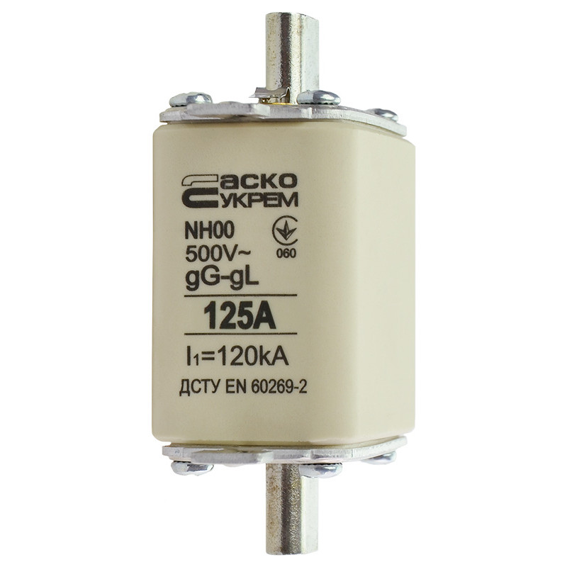 Предохранитель ножевой с плавкой вставкой NH00 125A gG [A0050010016] АСКО